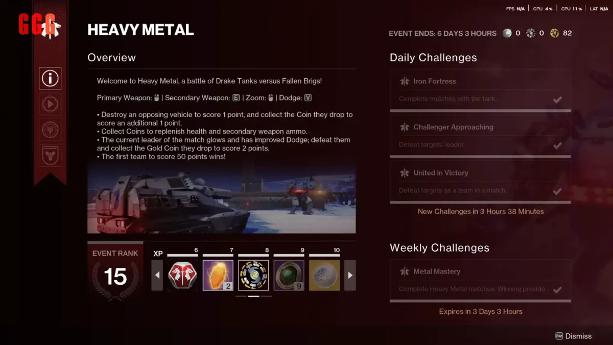 2 Destiny 2 Heavy Metal Event Guide
