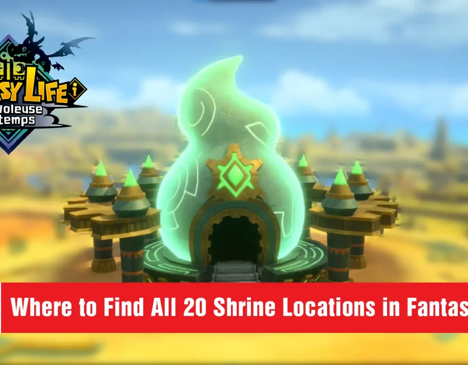 25 Find All 20 Shrine Locations in Fantasy Life i