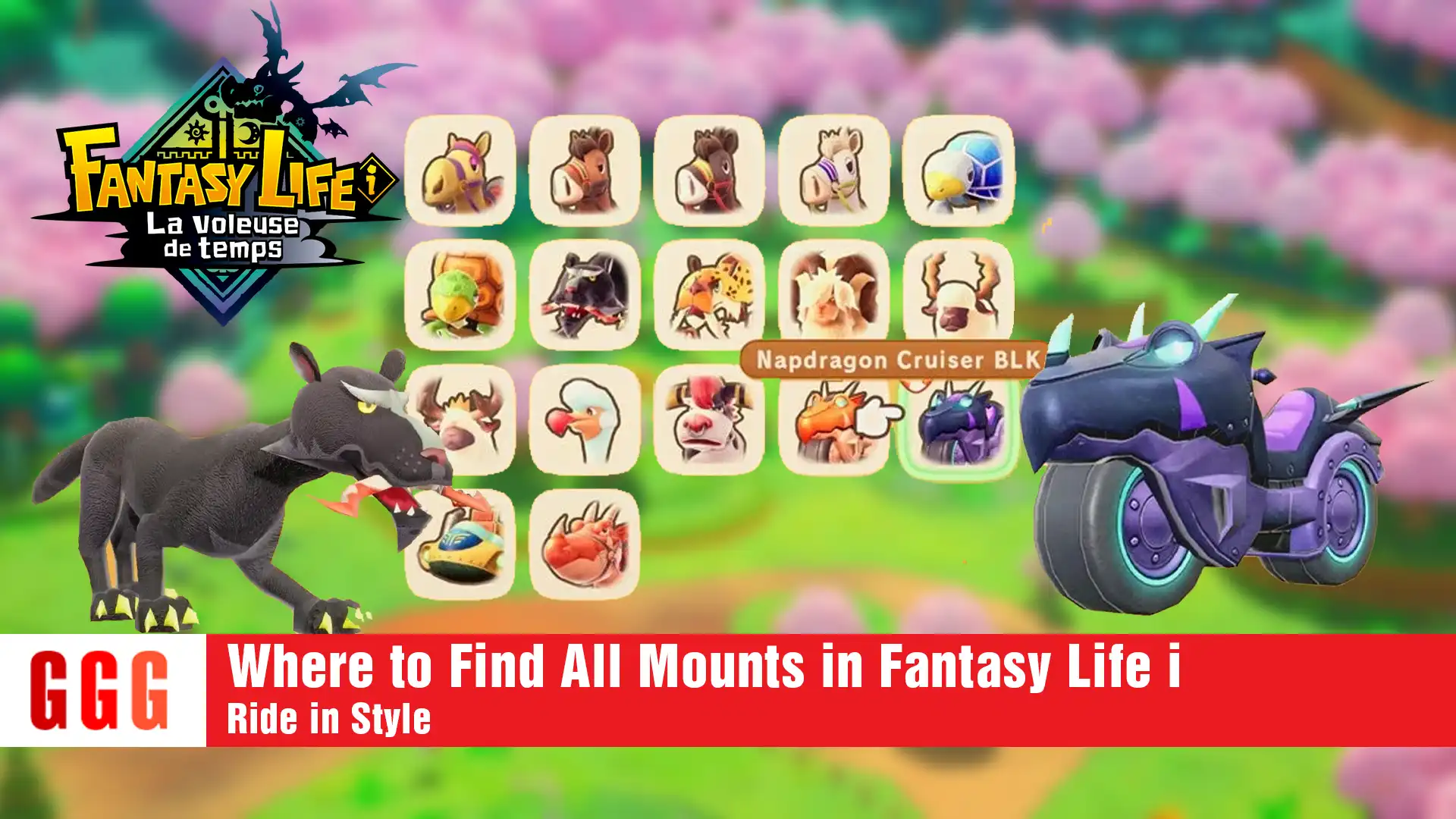 4 Find All Mounts in Fantasy Life i