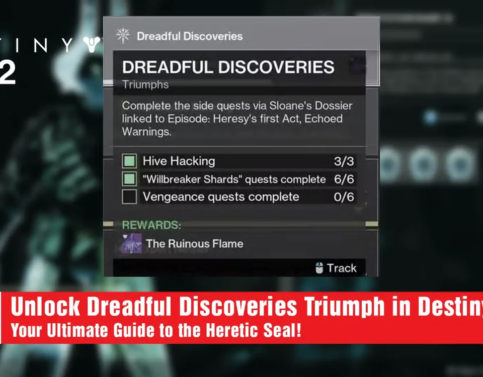 6 Dreadful Discoveries Triumph in Destiny 2