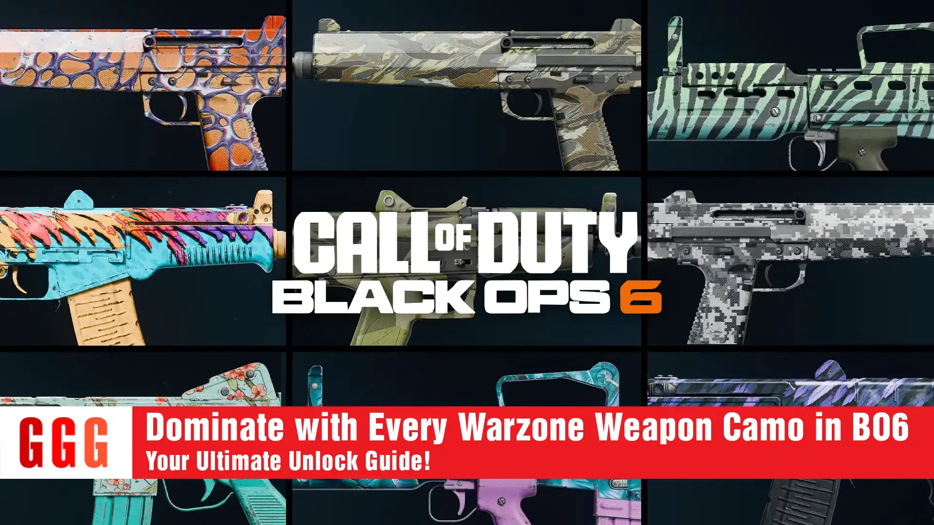 7 Every Warzone Weapon Camo in BO6