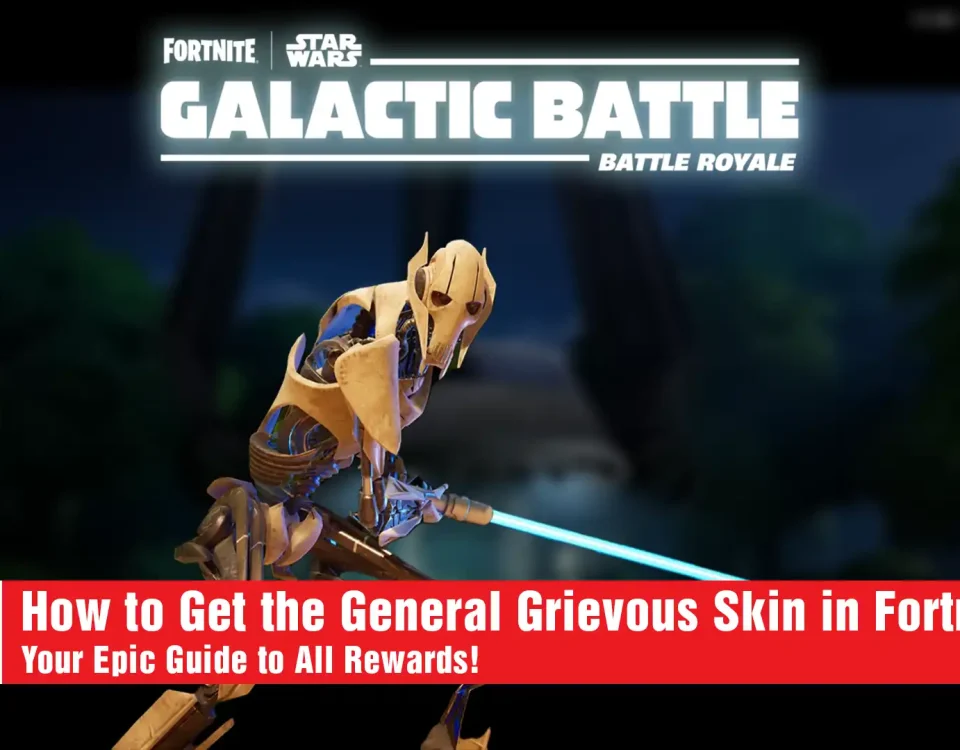 8 Get General Grievous Skin in Fortnite