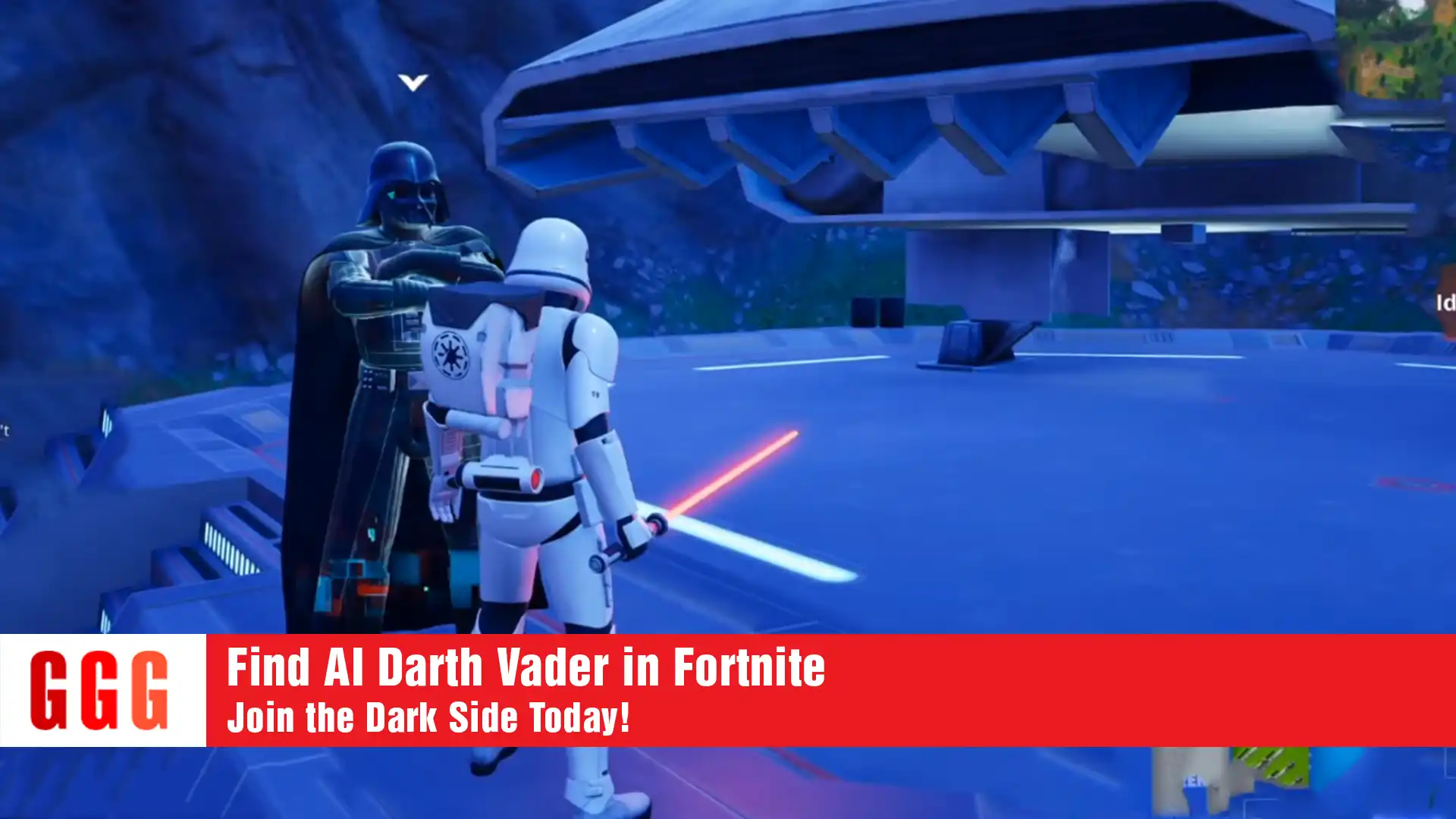 9 Find AI Darth Vader in Fortnite