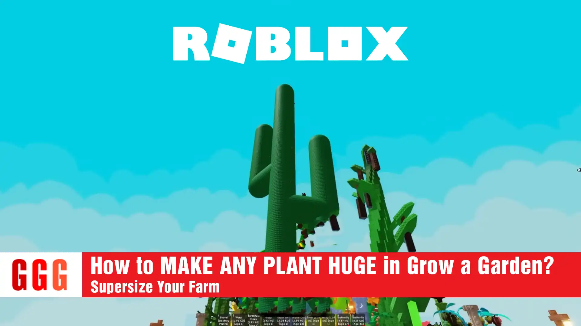 1 MAKE ANY PLANT HUGE in Grow a Garden