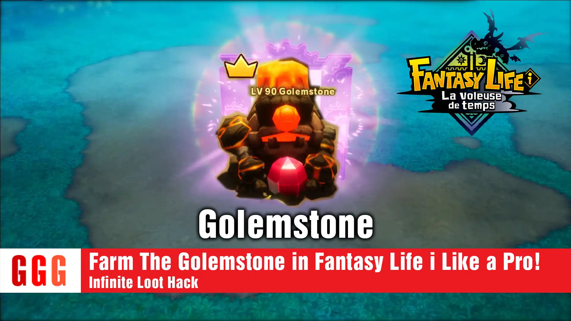10 Farm The Golemstone in Fantasy Life i