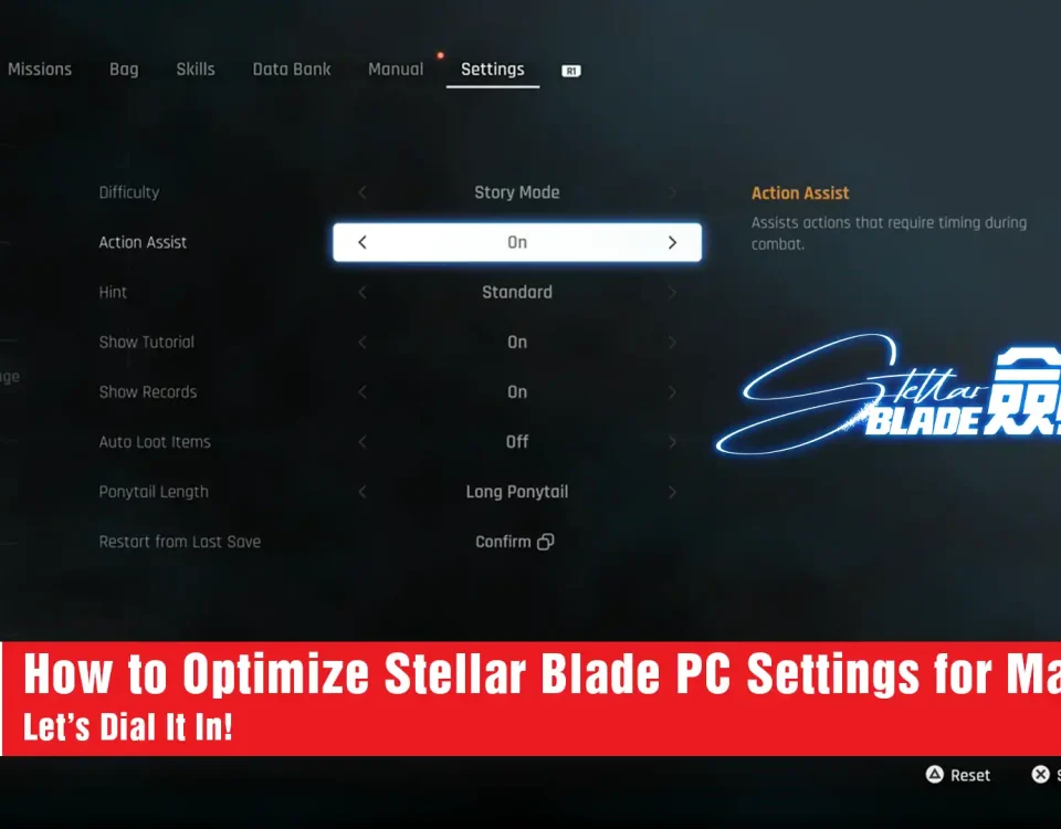 3 Optimize Stellar Blade PC Settings