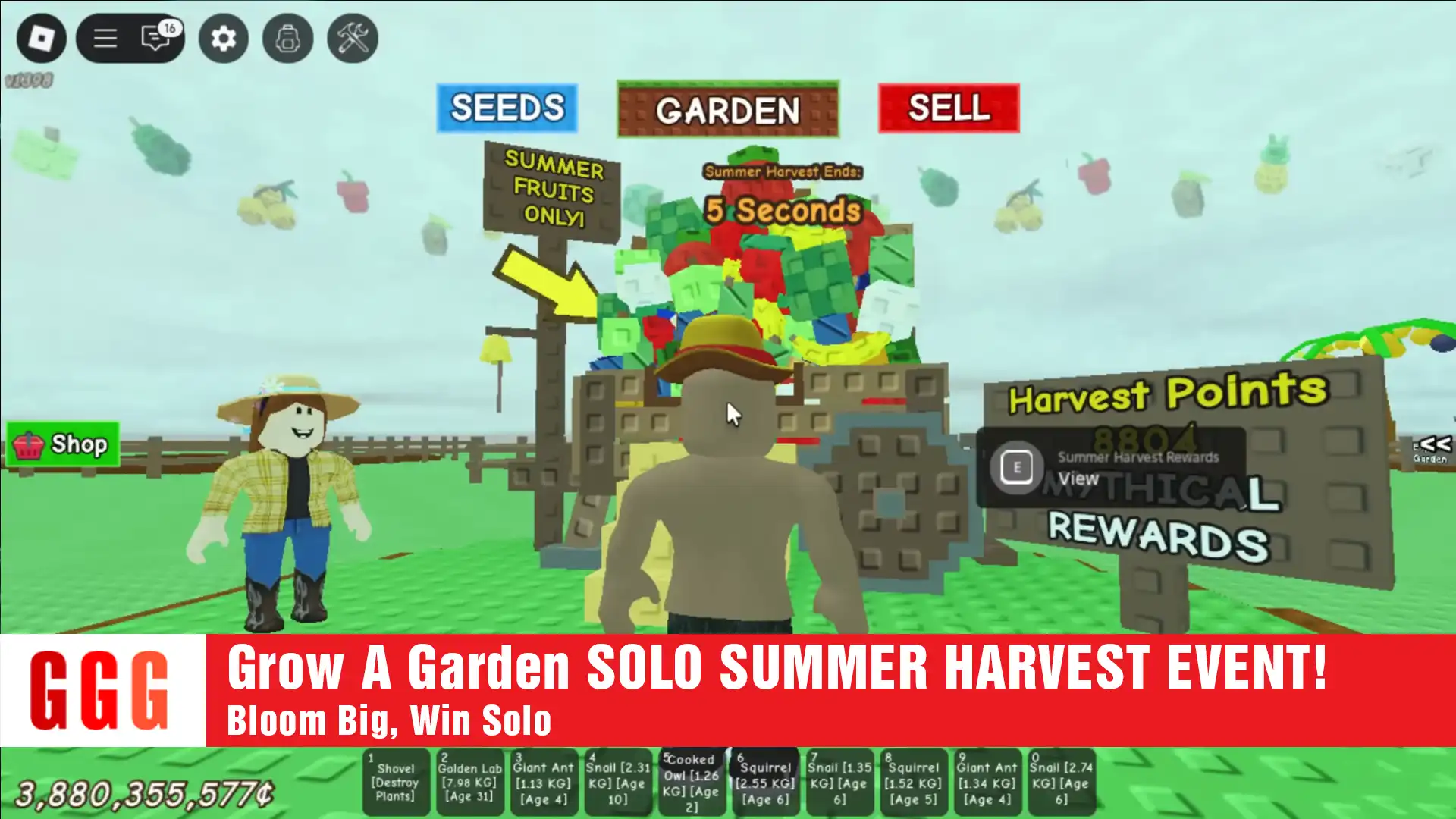 4 Guide to Grow A Garden SOLO SUMMER HARVEST EVENT