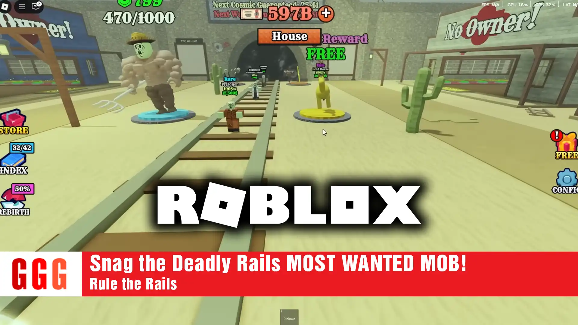 6 Deadly Rails MOST WANTED MOB