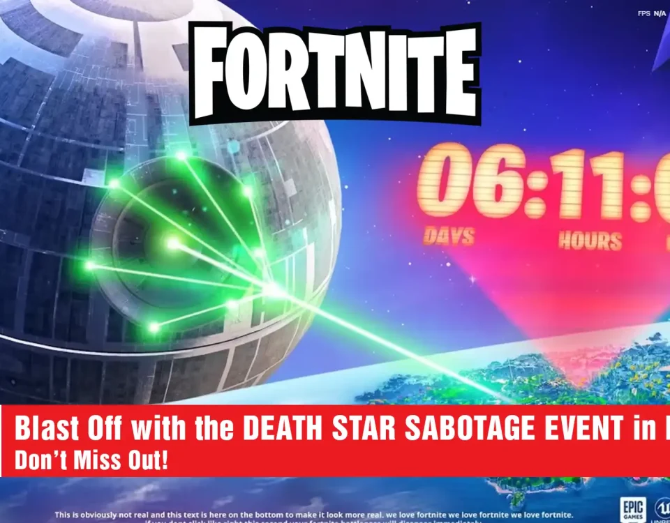 6 DEATH STAR SABOTAGE EVENT in FORTNITE