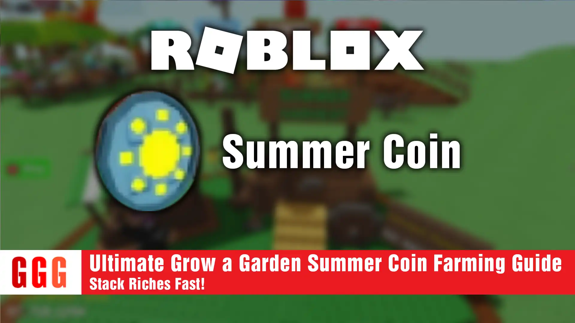 6 Grow a Garden FARM SUMMER COINS