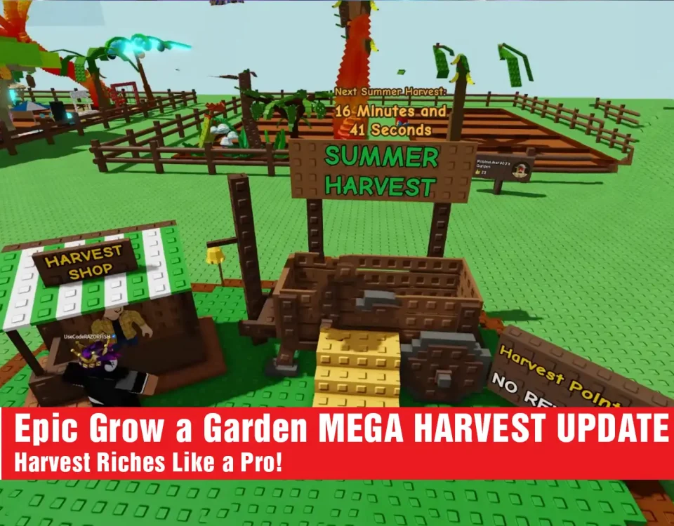 6 Grow a Garden MEGA HARVEST UPDATE Guide