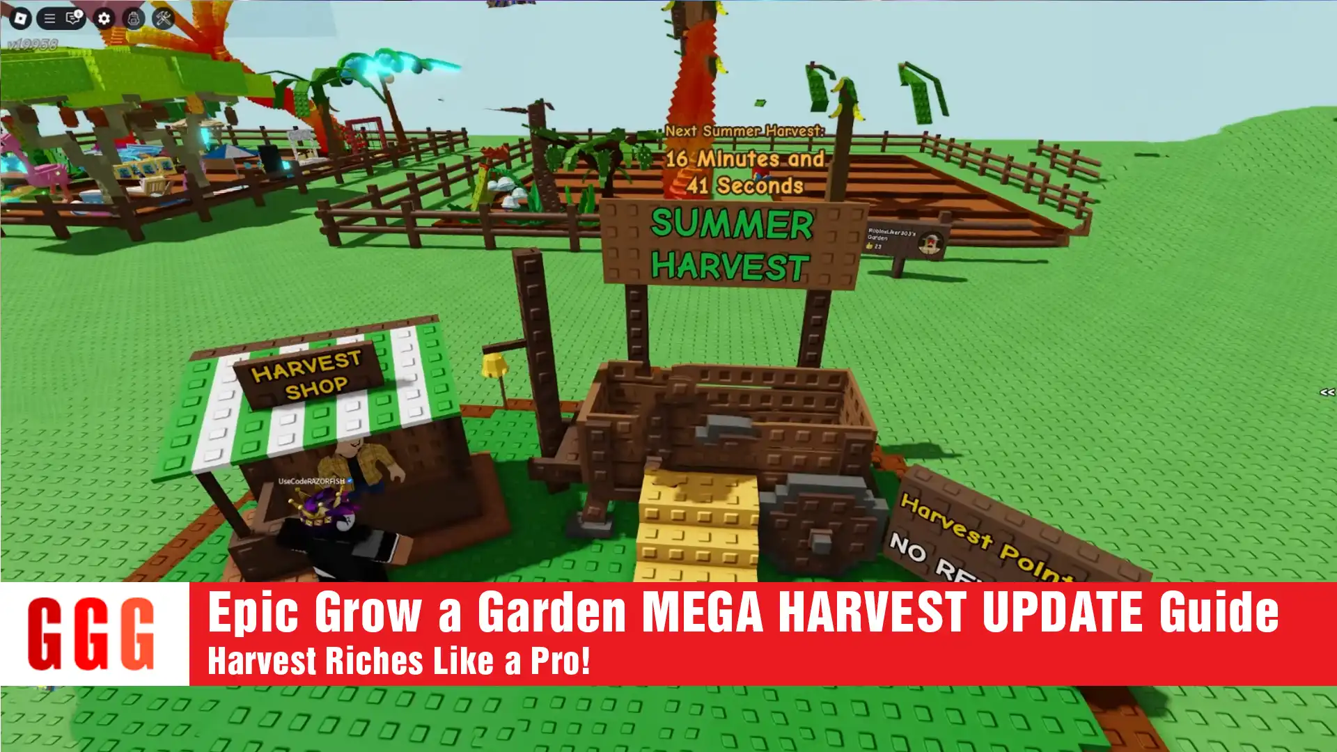6 Grow a Garden MEGA HARVEST UPDATE Guide