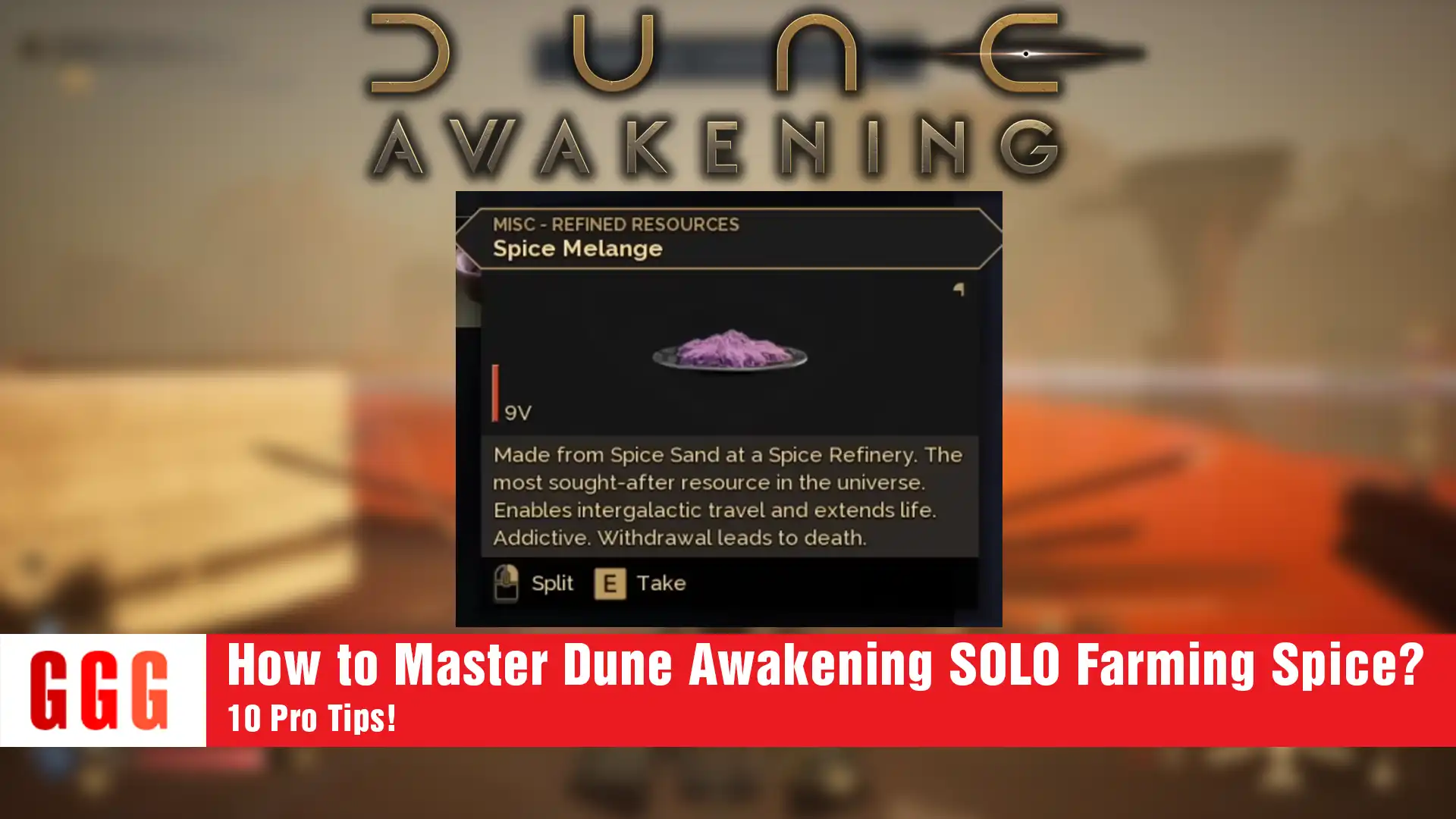 9 Dune Awakening SOLO Farming Spice in Deep Desert