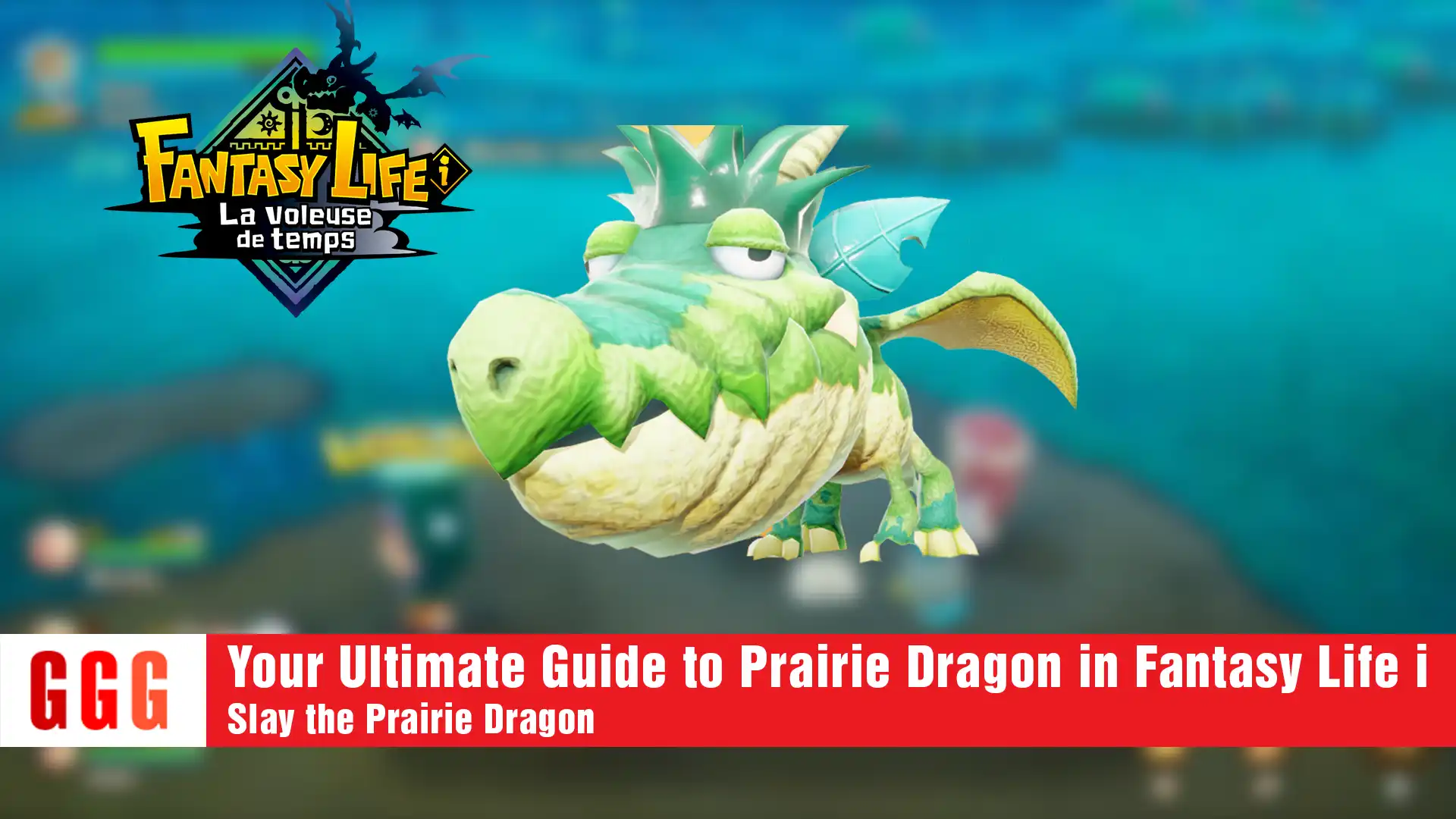 fine and slay Prairie Dragon in Fantasy Life i