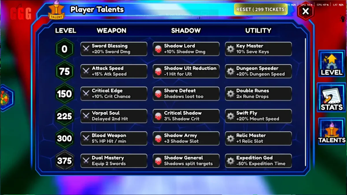 1 Arise Crossover BEST Talent Build