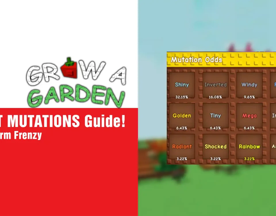 1 GROW A GARDEN all PET MUTATIONS