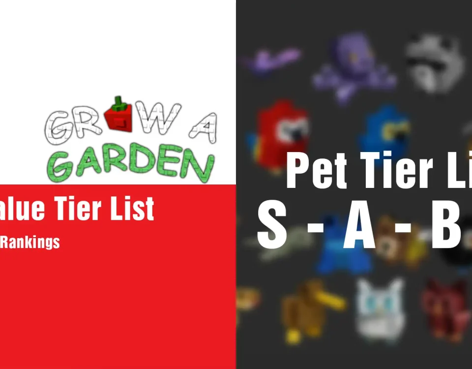 1 Grow a Garden Pet Value Tier List
