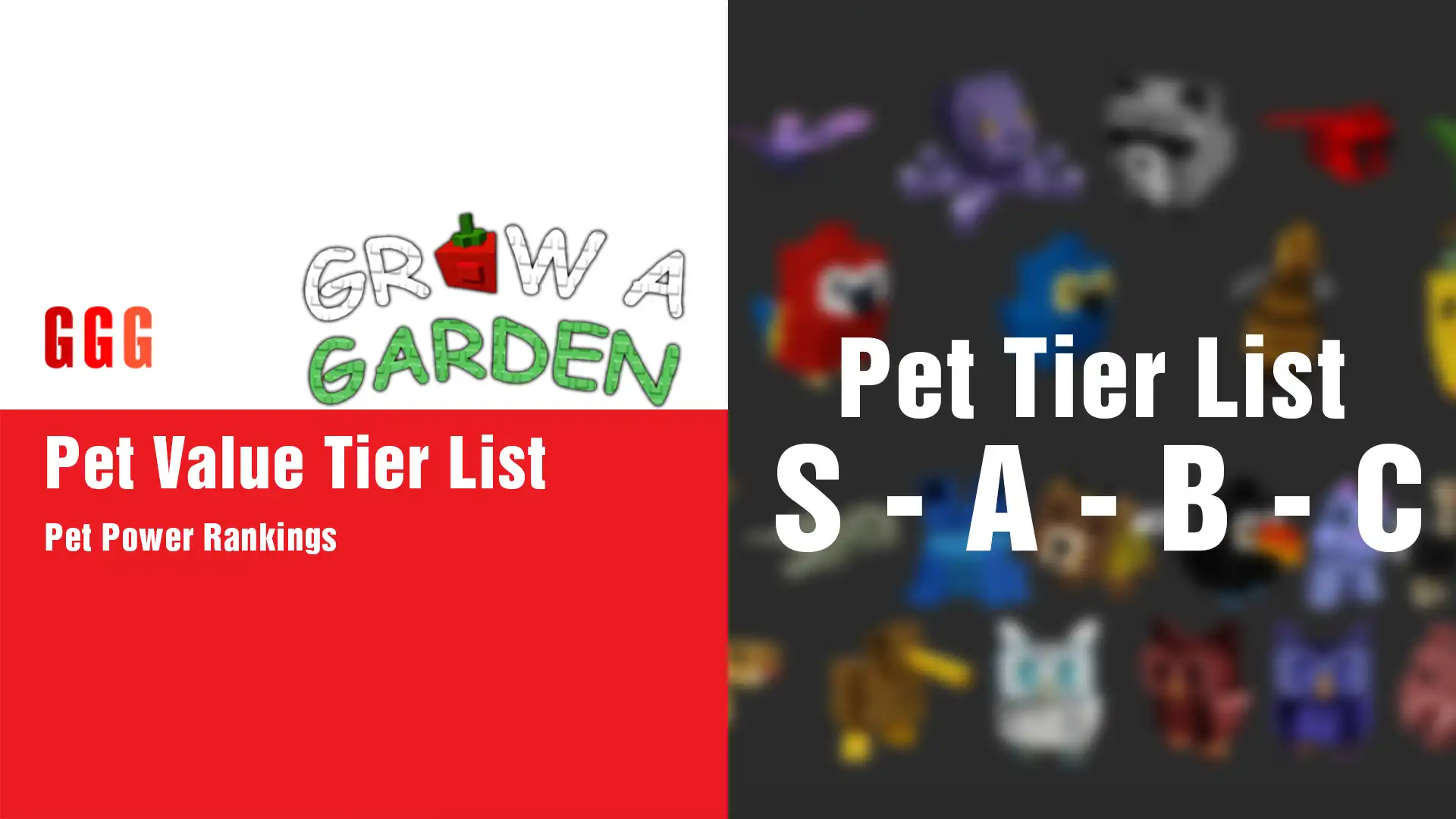 1 Grow a Garden Pet Value Tier List