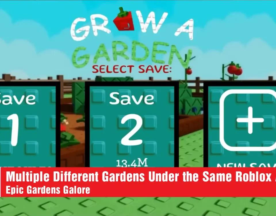 1 Multiple Different Gardens Under the Same Roblox