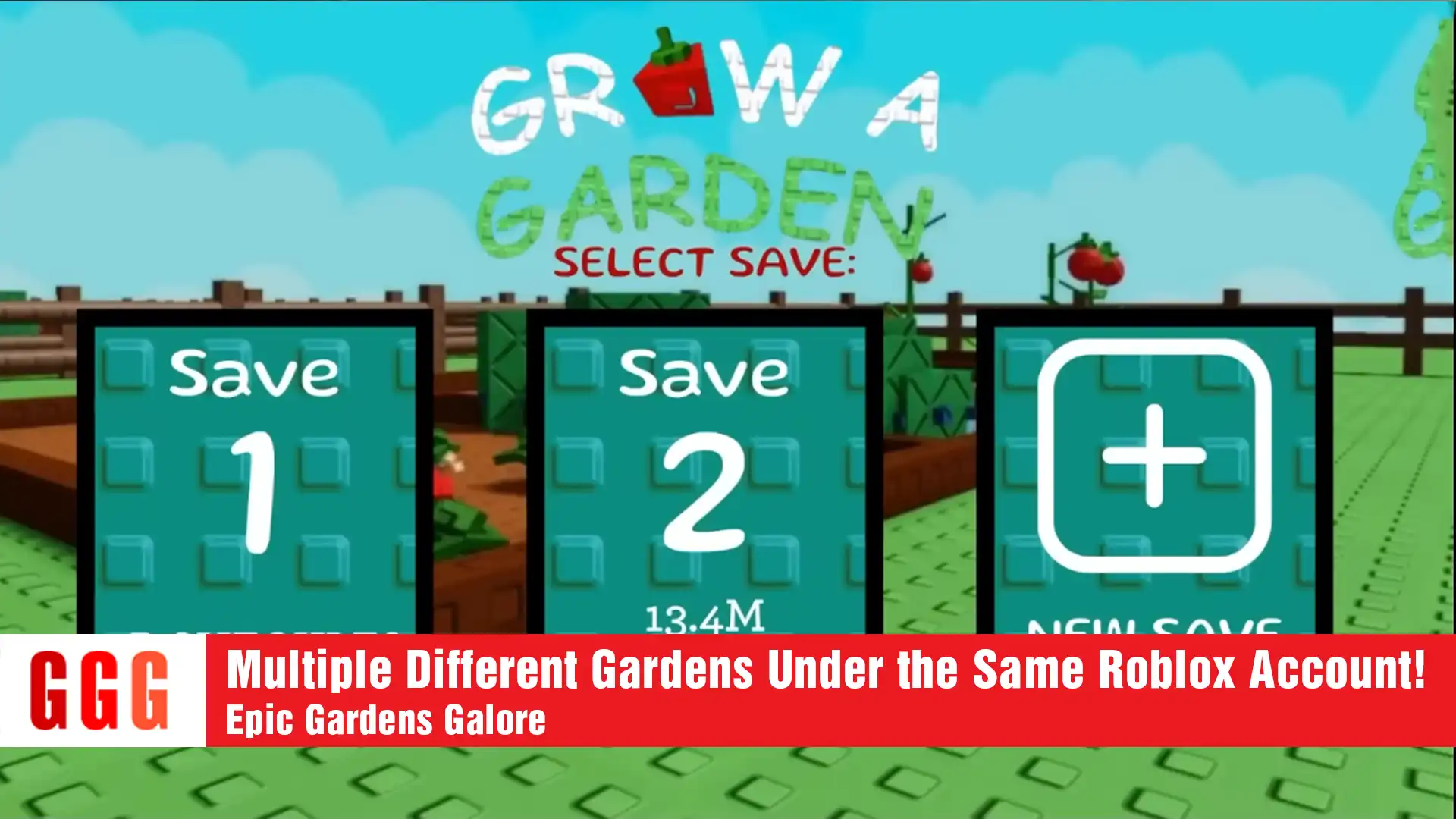 1 Multiple Different Gardens Under the Same Roblox
