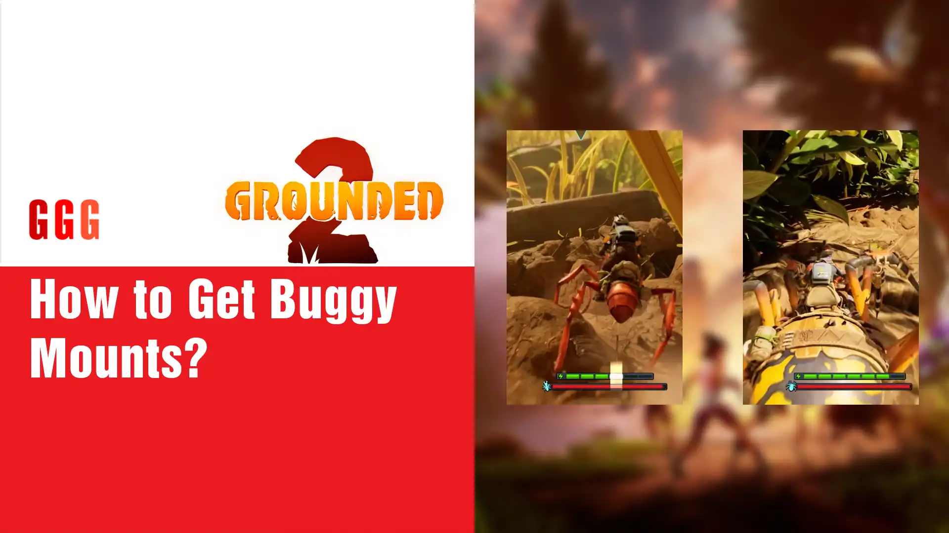 12 Grounded 2 Buggy Mounts