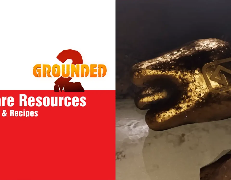 13 Rare Resources in Grounded 2