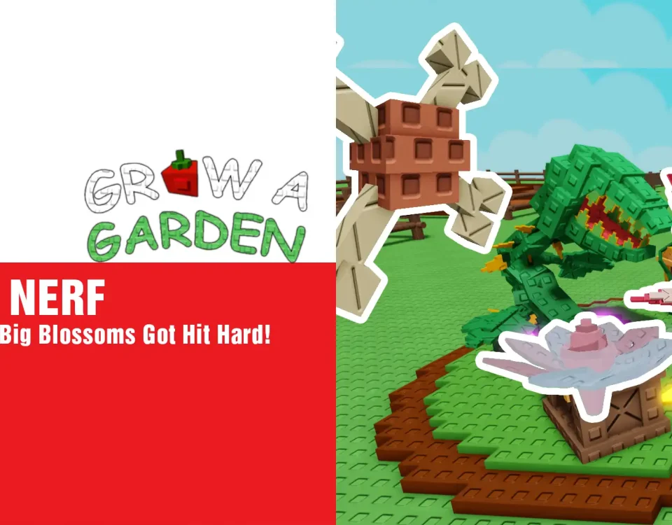 2 HUGE NERF in GROW A GARDEN