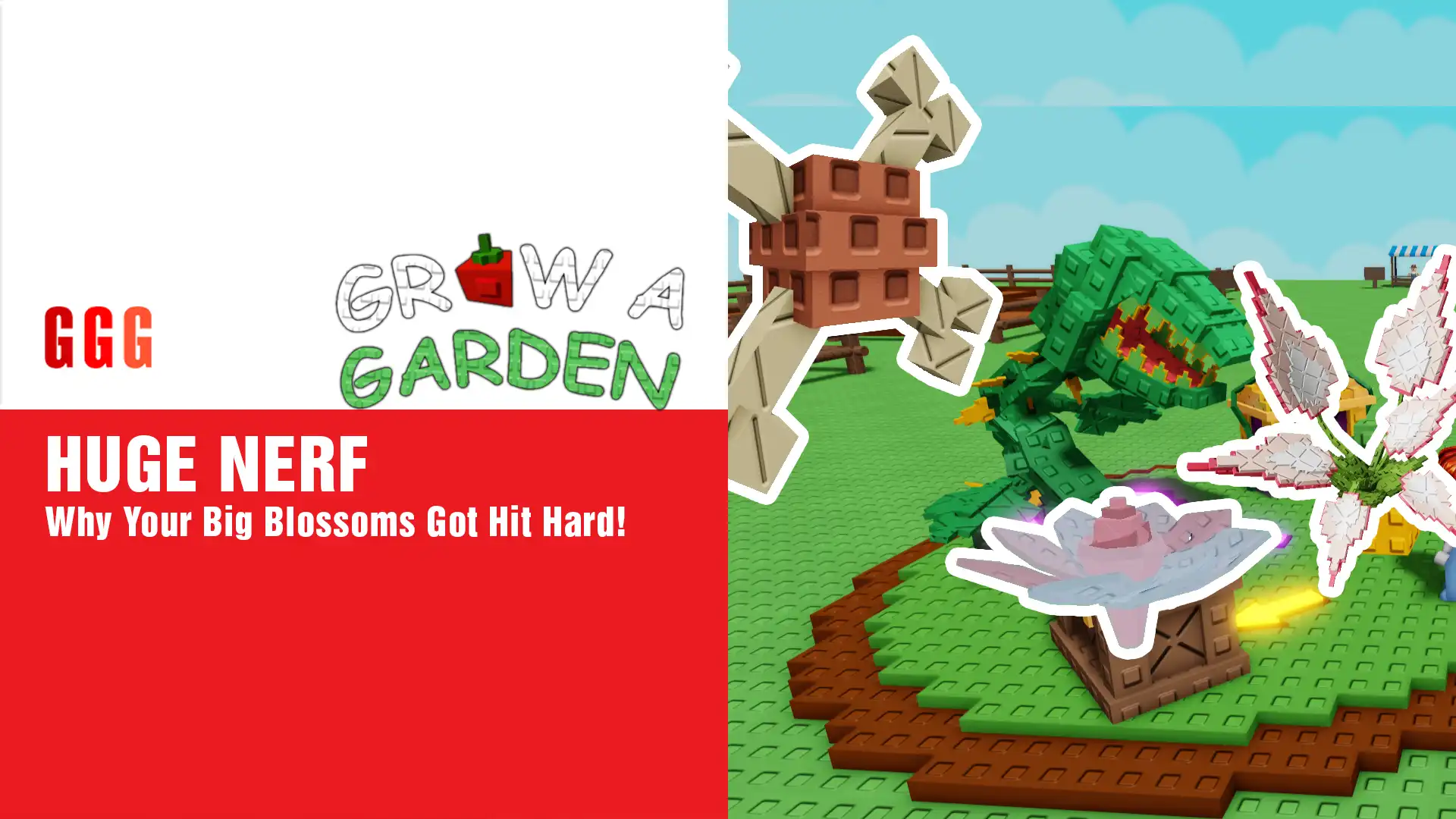 2 HUGE NERF in GROW A GARDEN