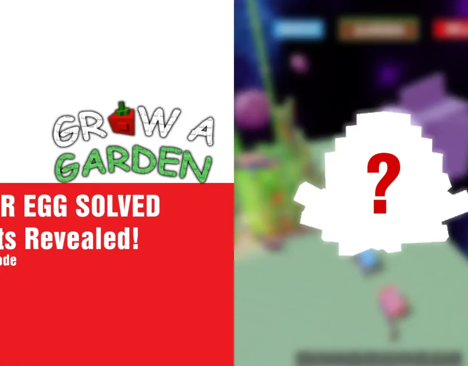 3 GROW A GARDEN EASTER EGG SOLVED Secrets