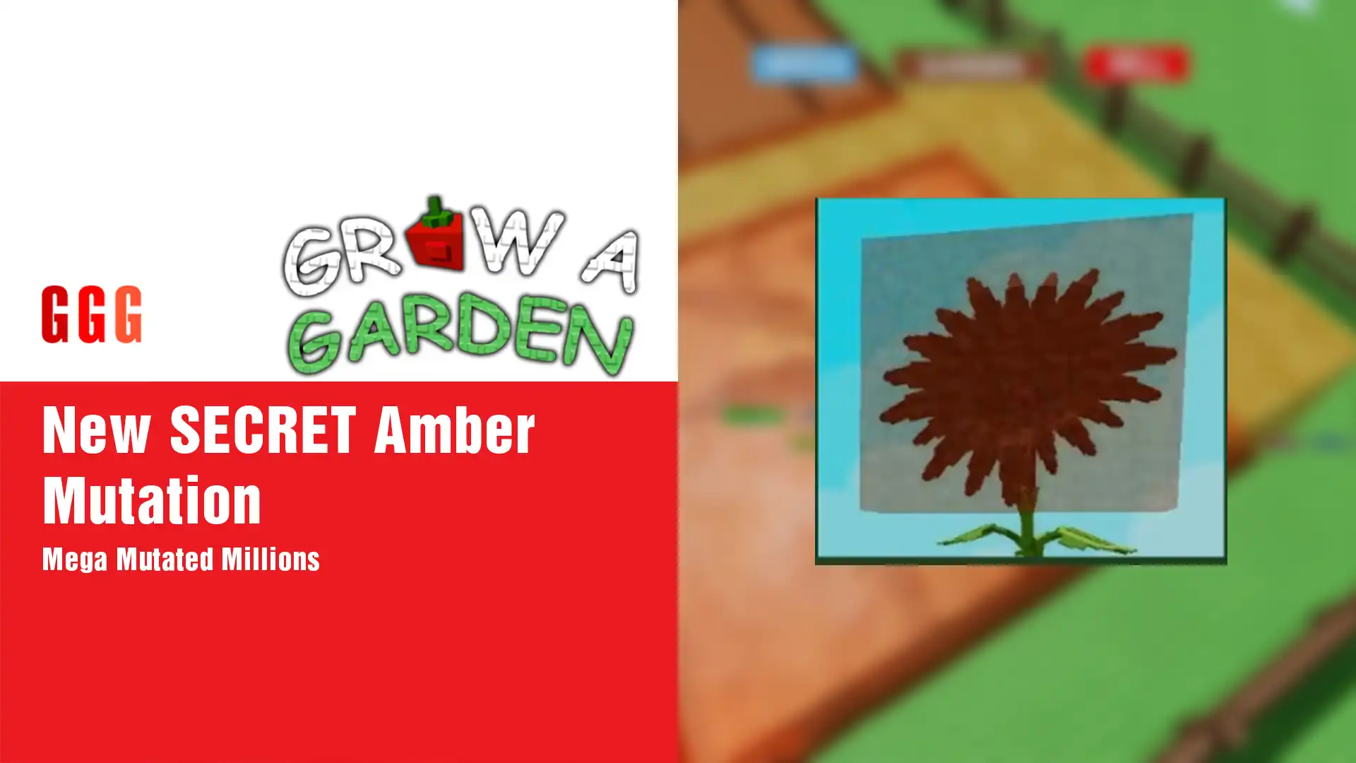 3 Grow a Garden New SECRET Amber Mutation