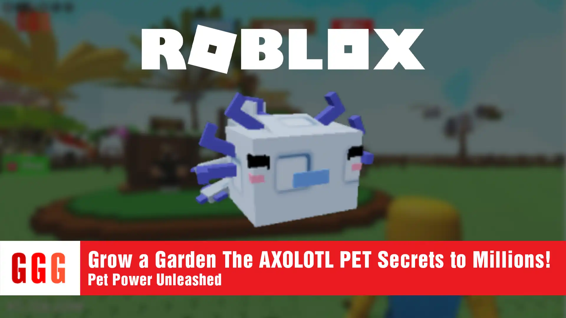 3 Grow a Garden The AXOLOTL PET