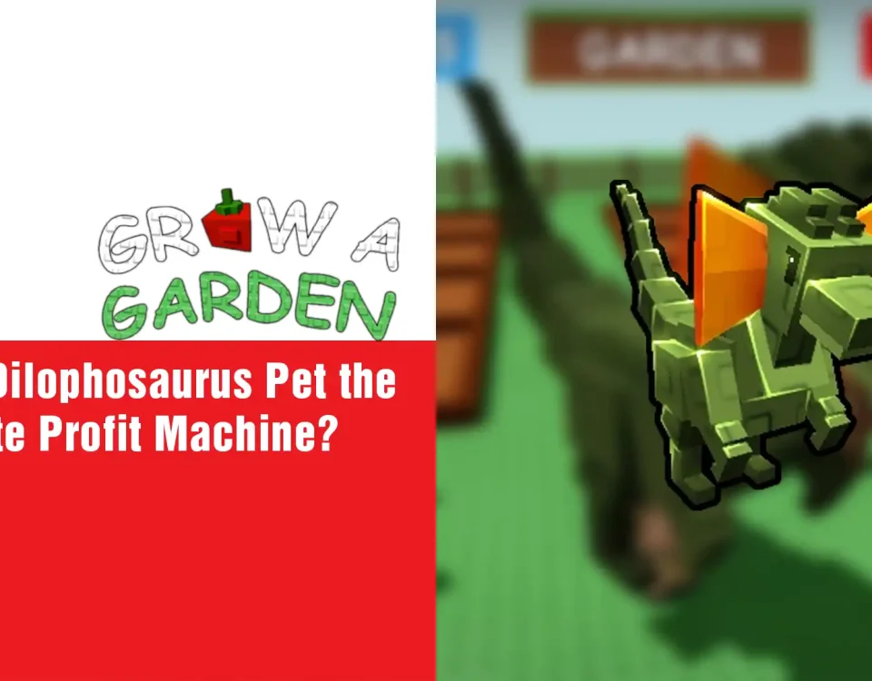 4 Grow a Garden Dilophosaurus Pet