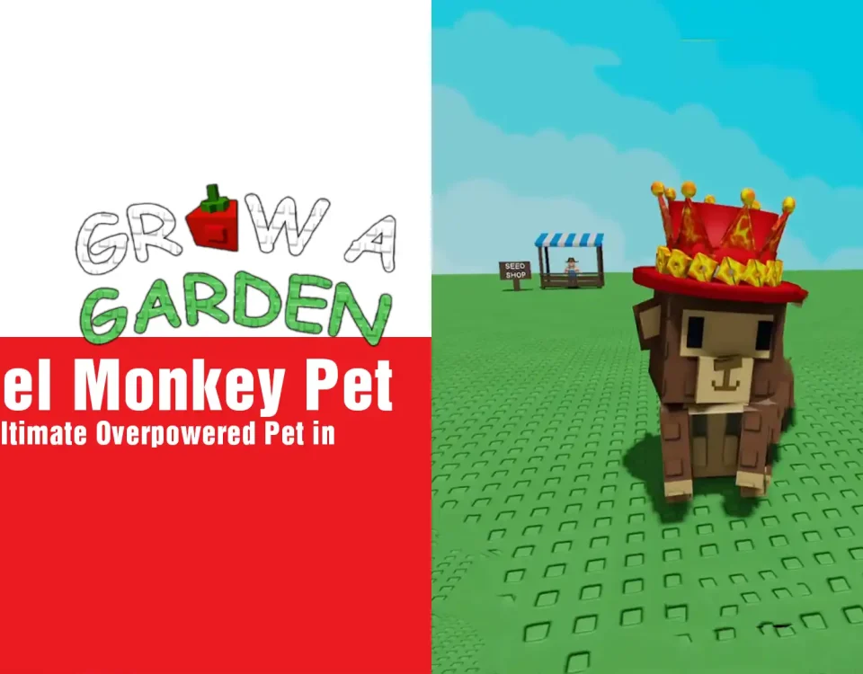 4 Grow a Garden Jandel Monkey Pet