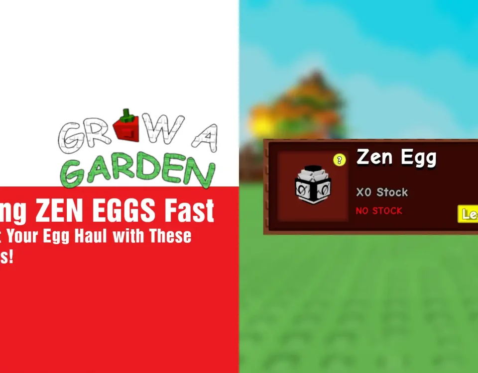 5 Farming ZEN EGGS in Grow a Garden