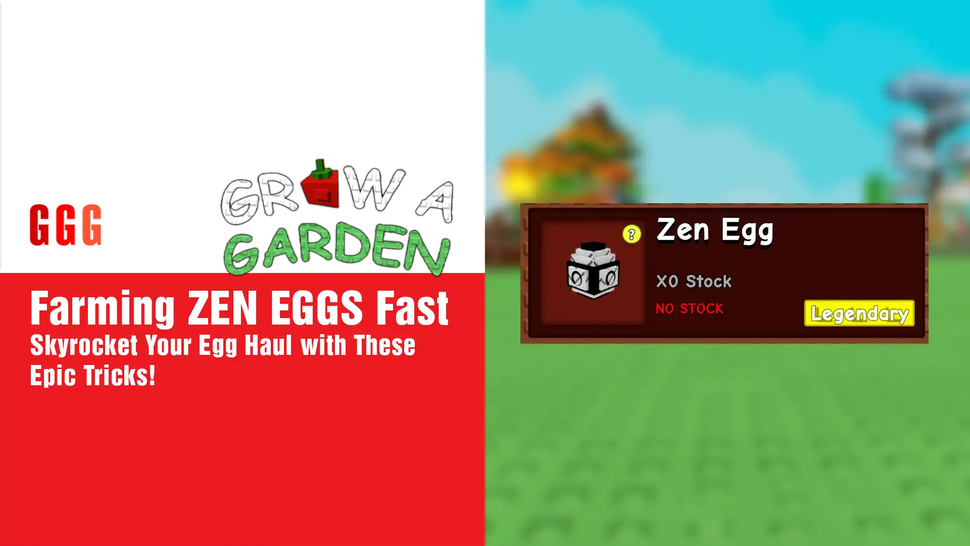 5 Farming ZEN EGGS in Grow a Garden