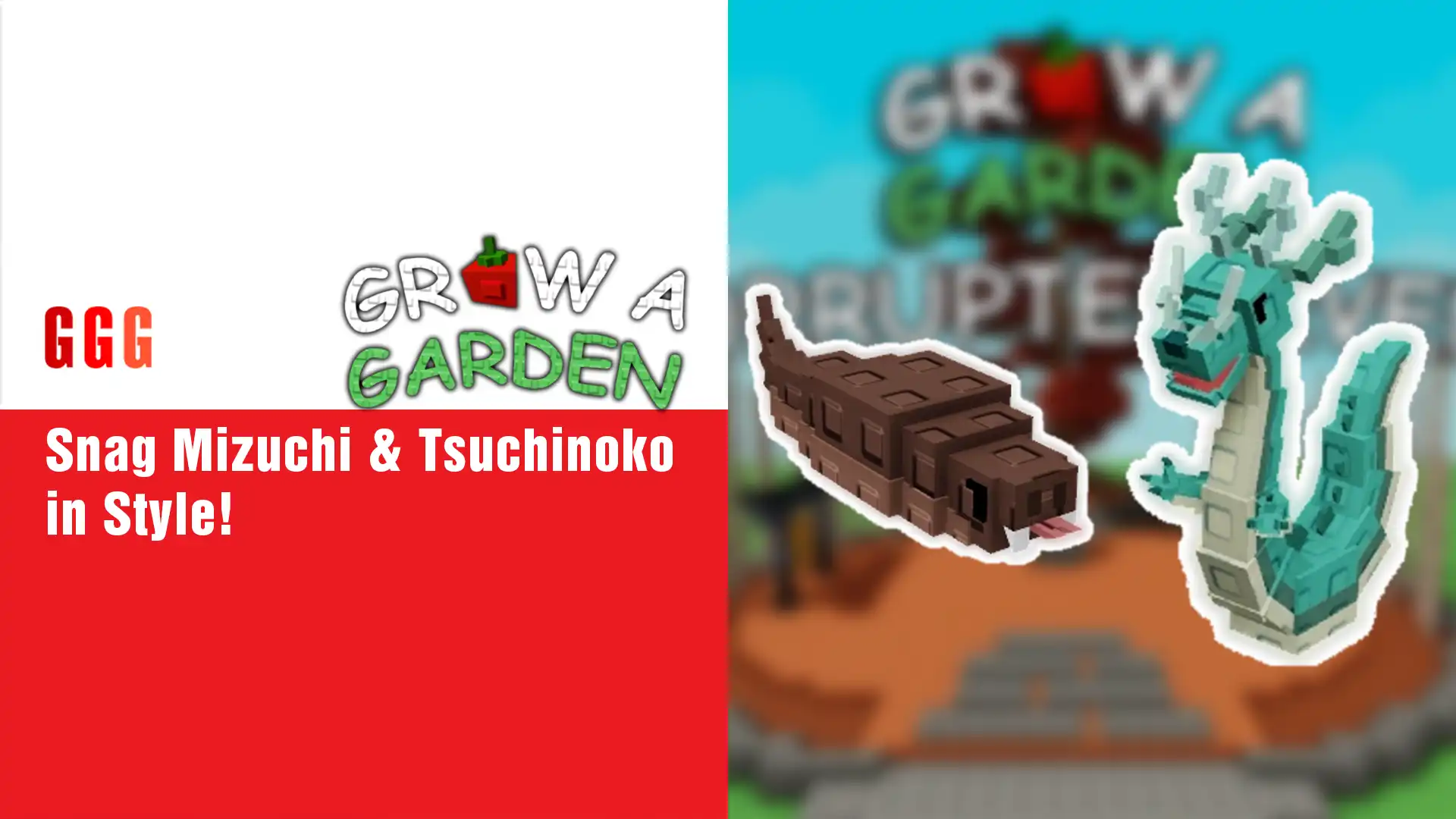 5 Mizuchi & Tsuchinoko Pets in Grow a Garden