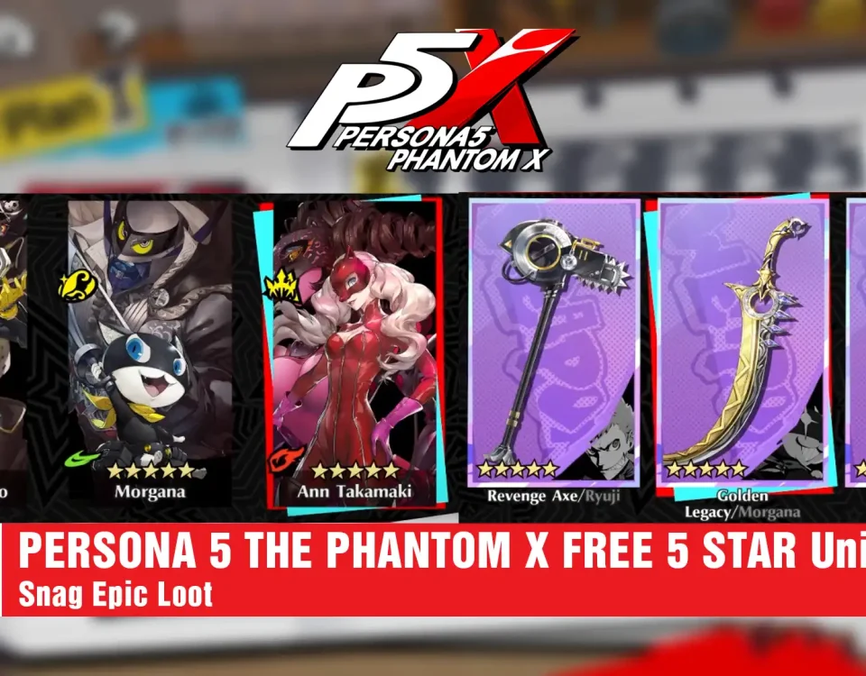 5 PERSONA 5 THE PHANTOM X FREE 5 STAR Unit