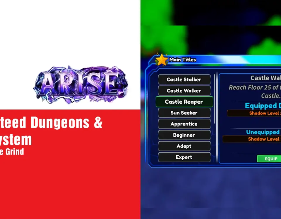6 Arise Crossover Guaranteed Dungeons & Title System