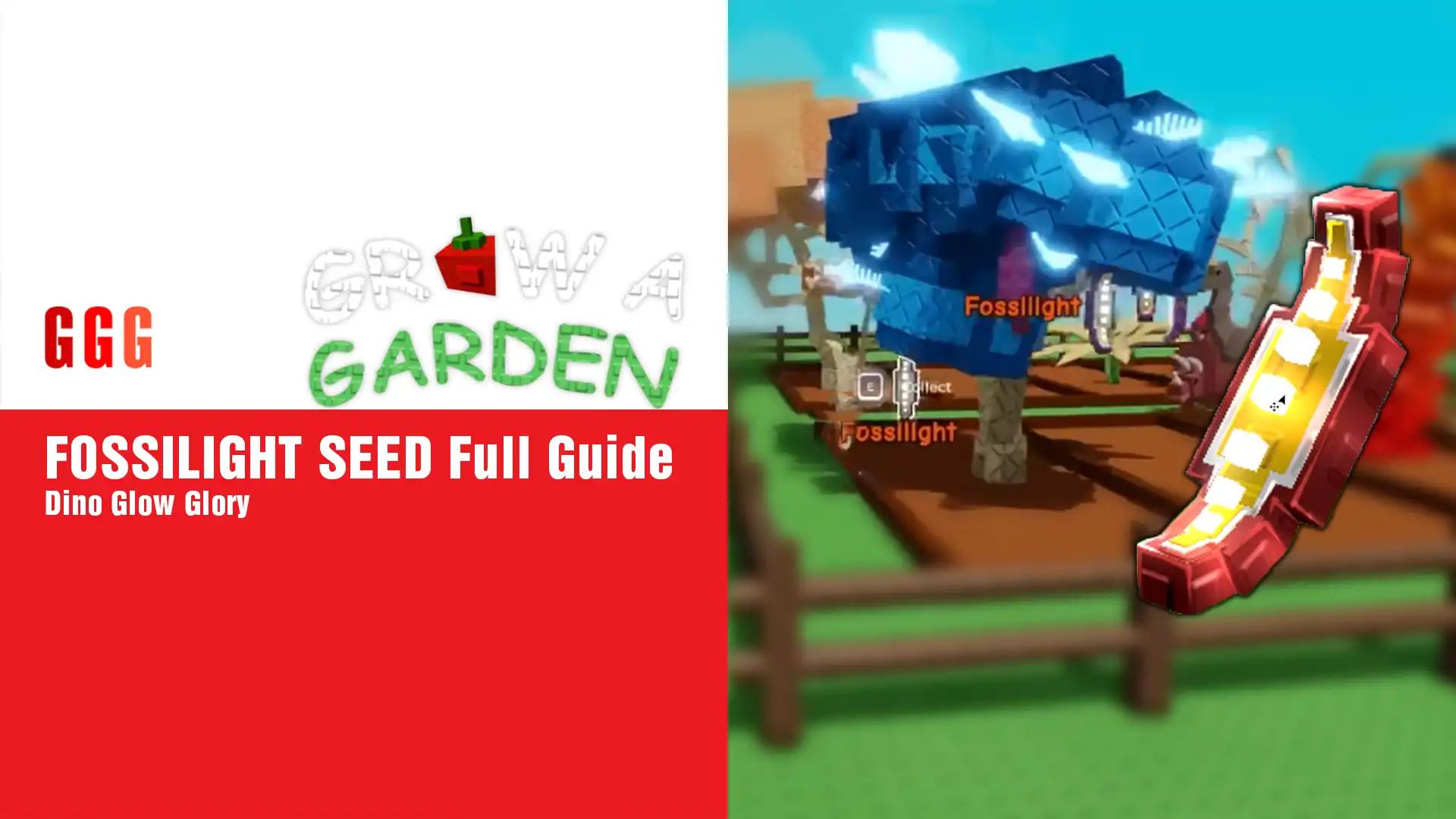 6 Grow a Garden FOSSILIGHT SEED