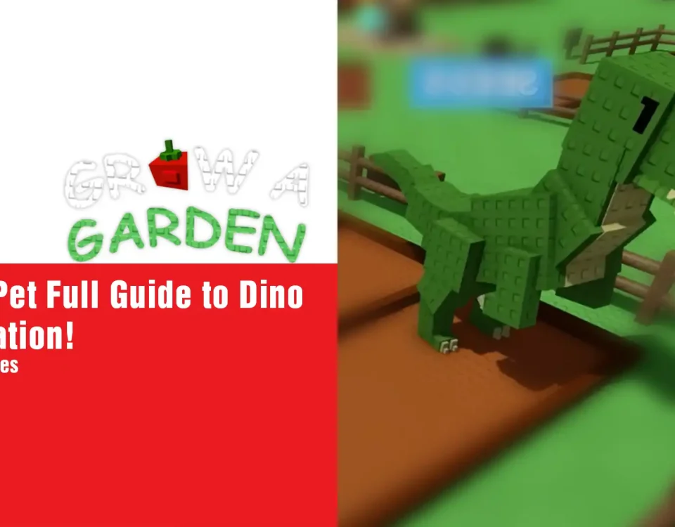 6 Grow a Garden T-REX Pet