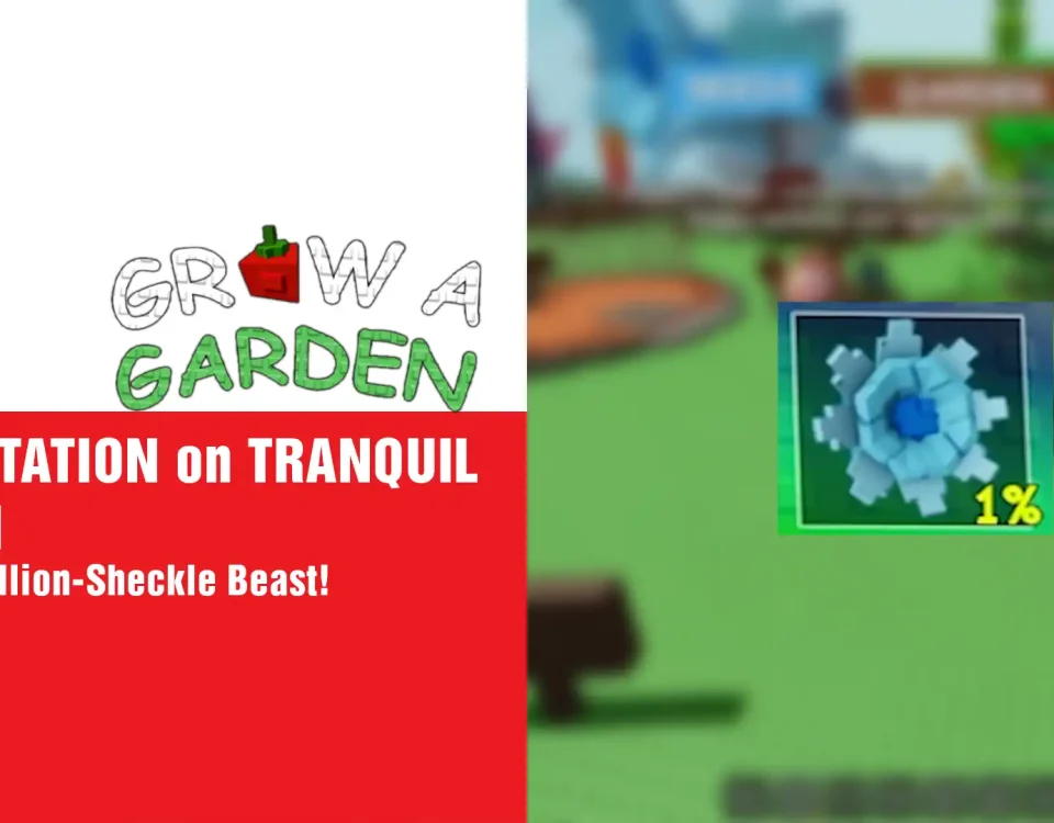 8 all MUTATION on TRANQUIL BLOOM in Grow a Garden