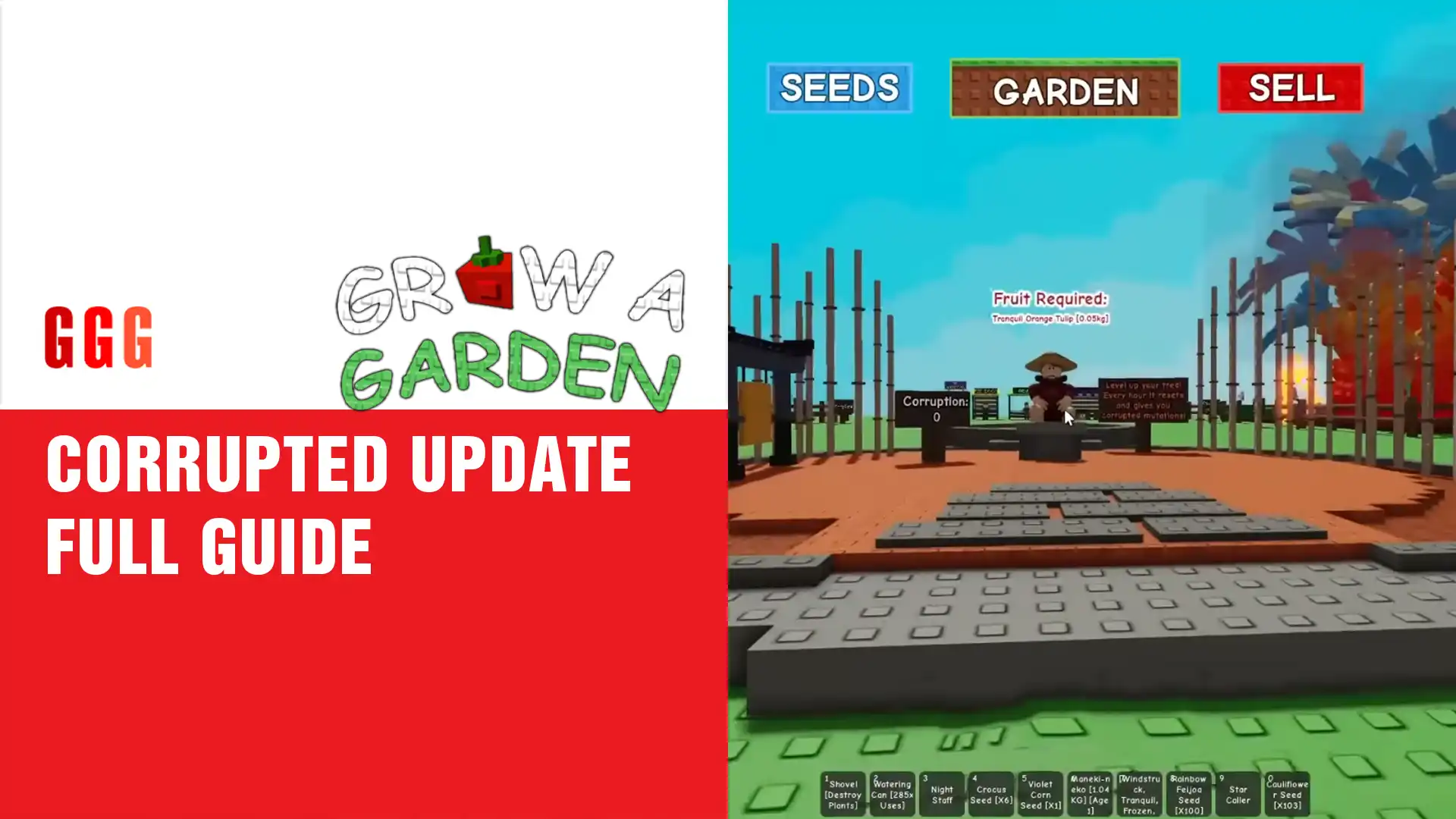 9 GROW A GARDEN CORRUPTED UPDATE FULL GUIDE