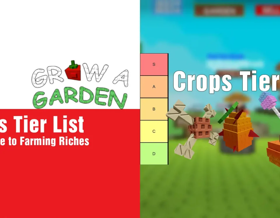 Grow a Garden Crops Tier List