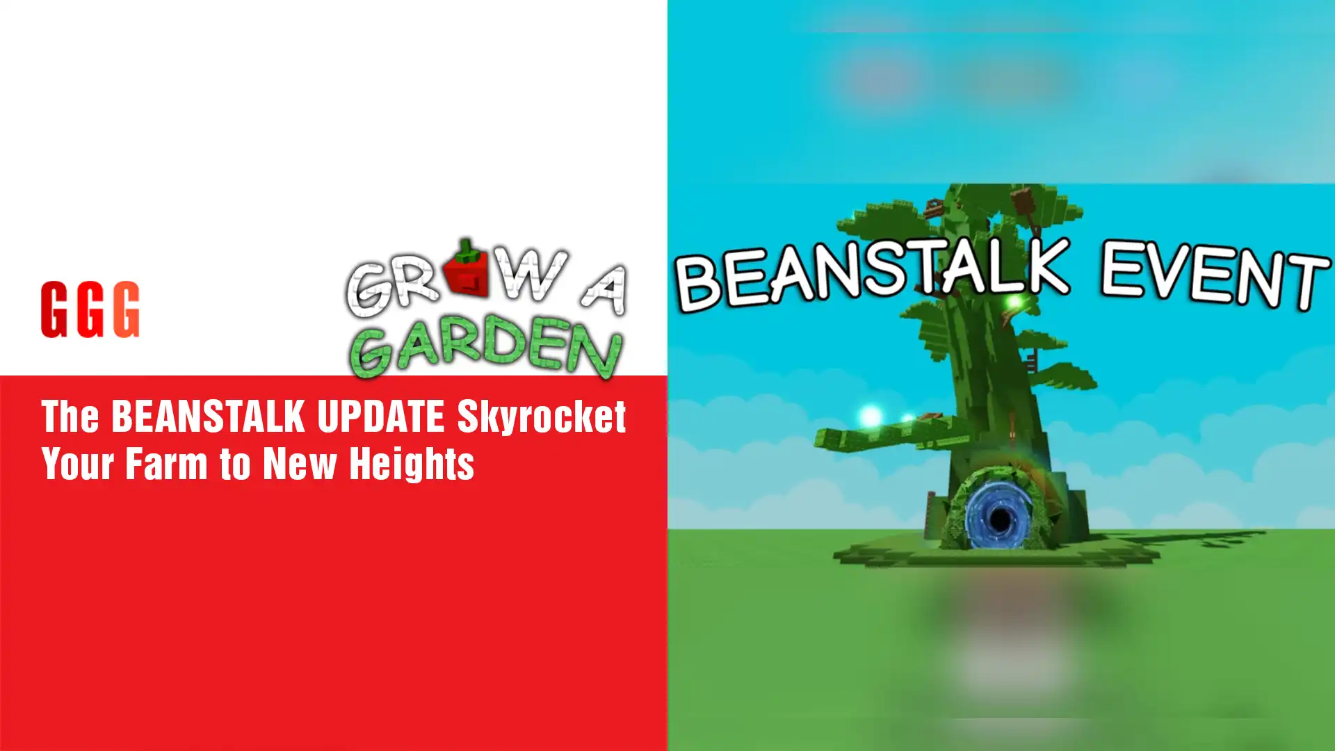 1 Grow a Garden The BEANSTALK UPDATE