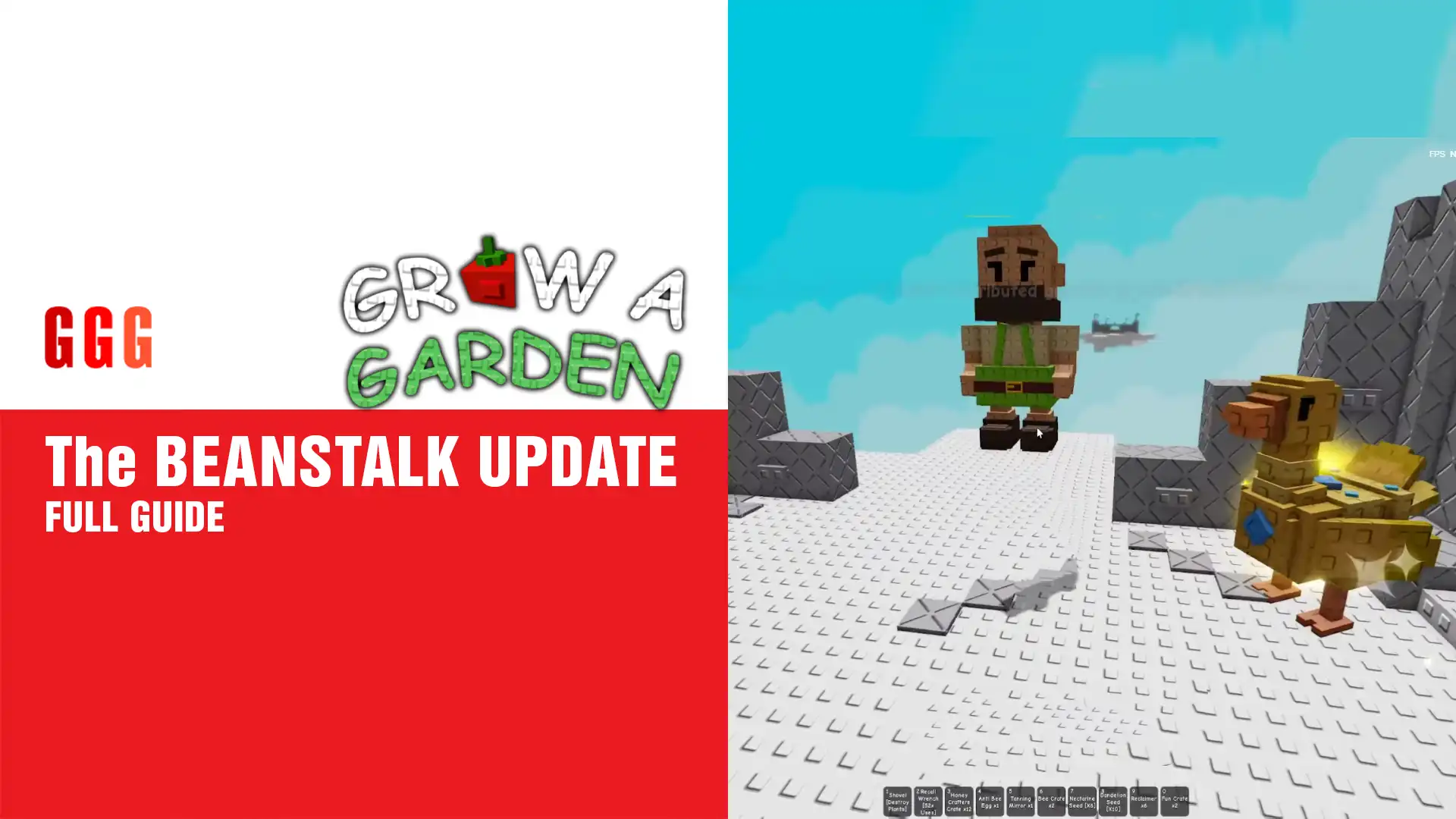 12 FULL GUIDE To The BEANSTALK UPDATE In Grow A Garden