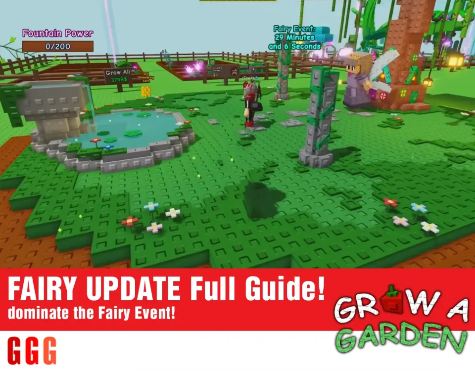 15 Grow a Garden FAIRY UPDATE Full Guide