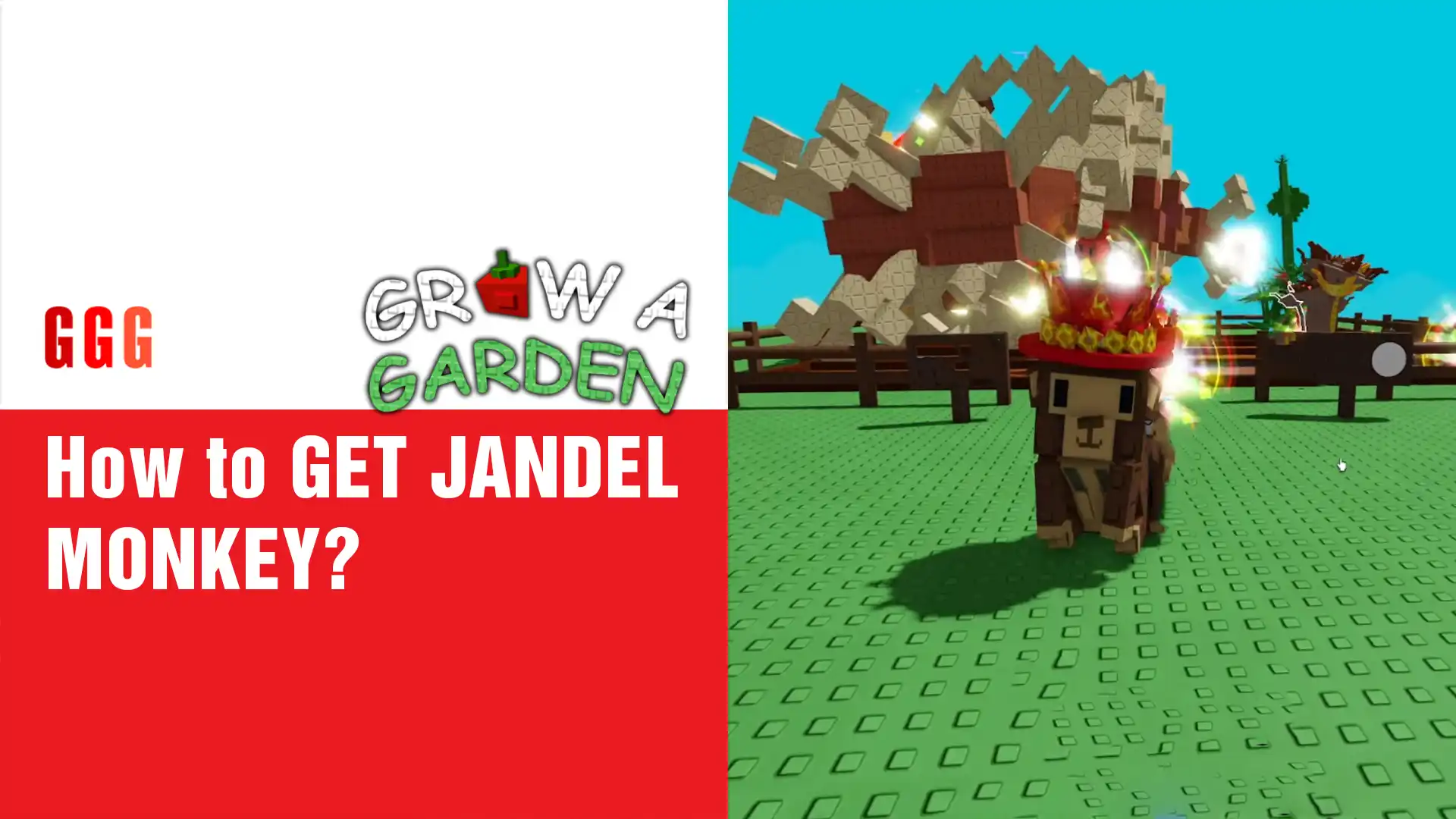 2 GET JANDEL MONKEY In Grow A Garden