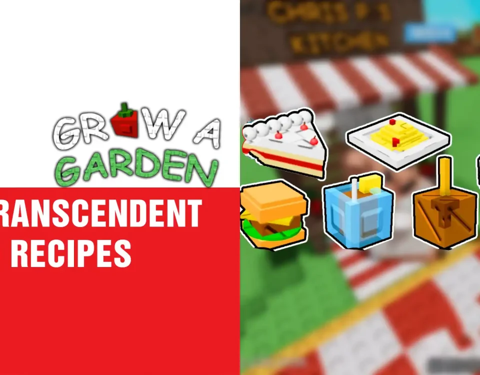 2 TRANSCENDENT FOOD RECIPES in Grow A Garden