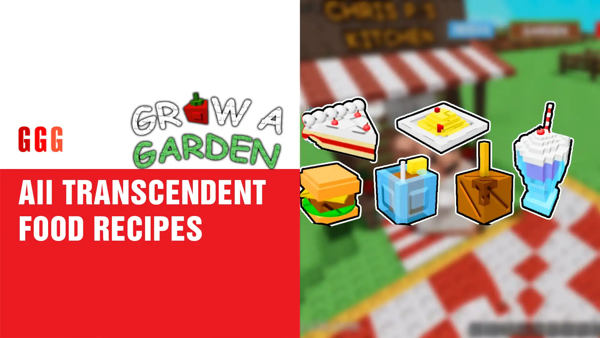 2 TRANSCENDENT FOOD RECIPES in Grow A Garden