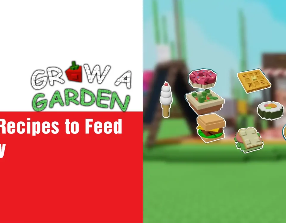 3 Best Recipes to Feed Crispy in Grow a Garden
